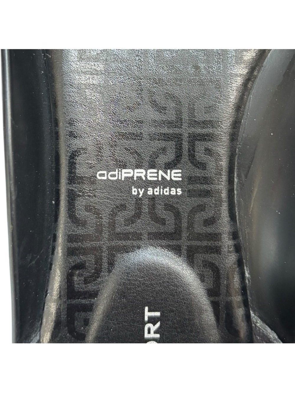 Rockport black leather low heel classic adjustable comfort sleek sandals 9 1/2 - Picture 10 of 14